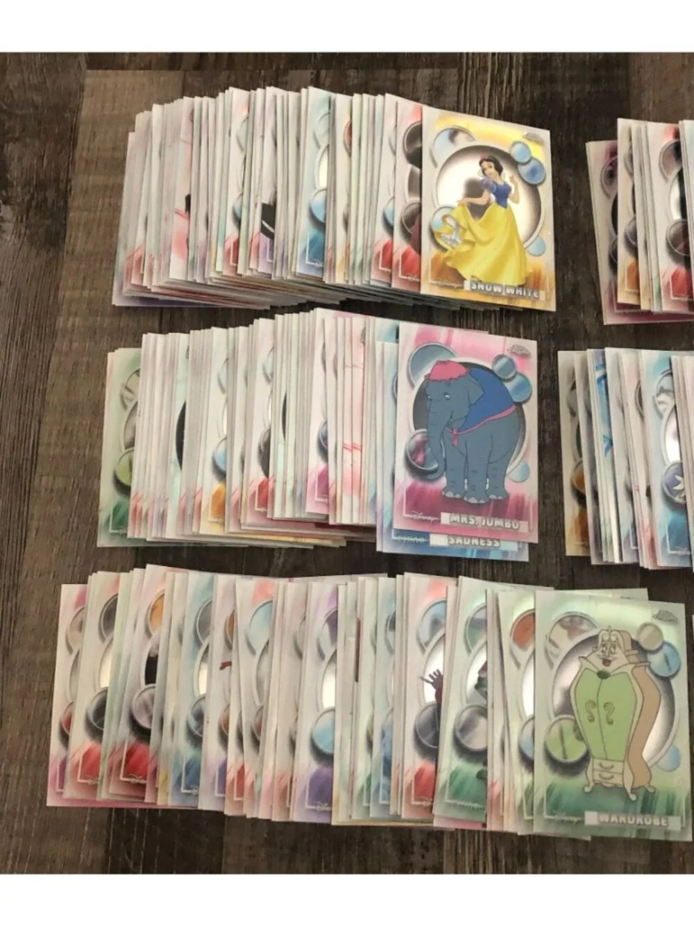 2026 Topps Chrome Disney Base Card LOT of 284 Mickey Mouse Elsa Woody +